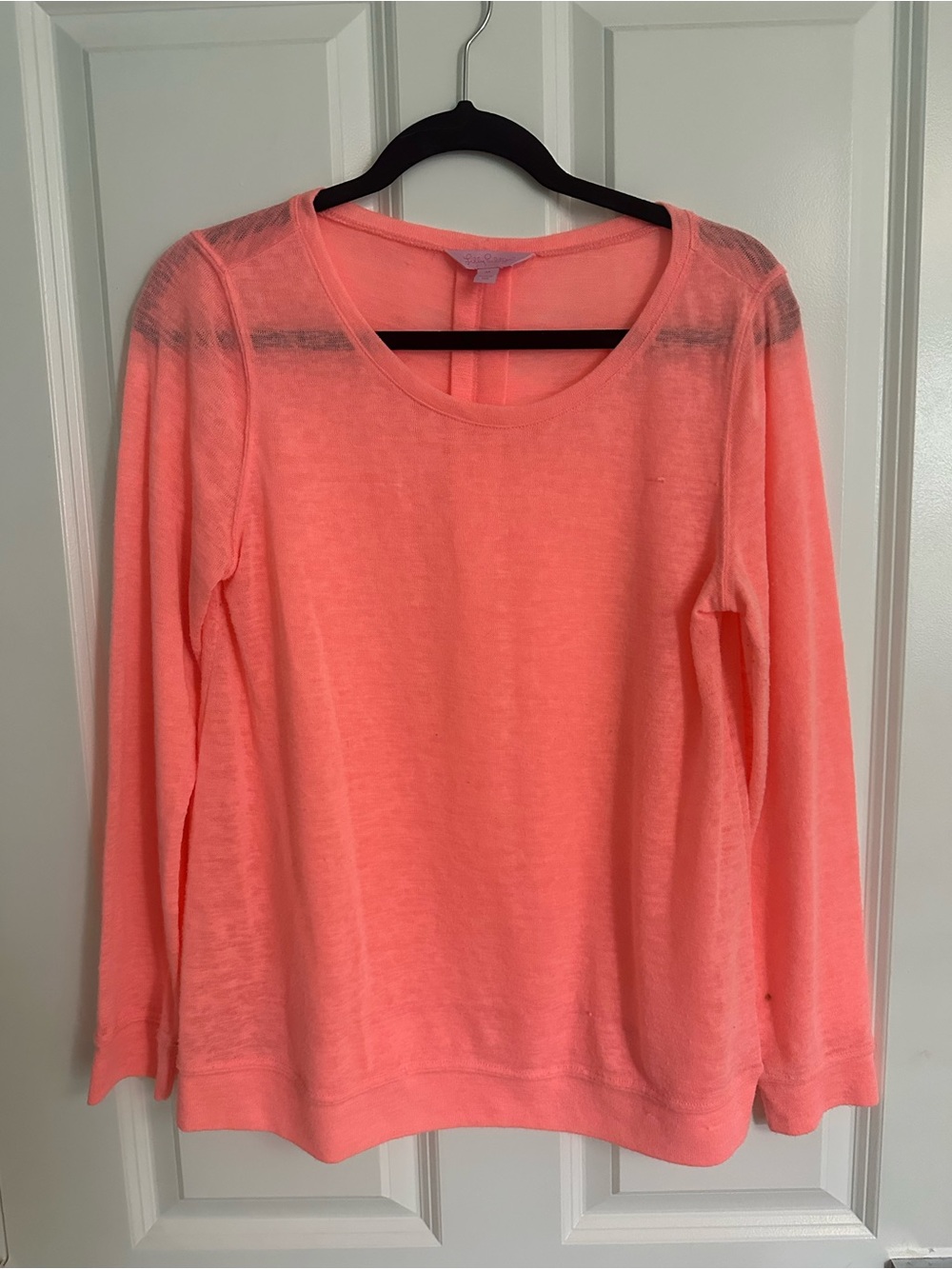 Lilly Pulitzer Lightweight Coral Crewneck Sweater - Women